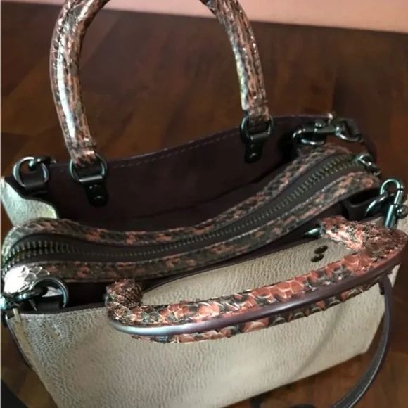 Coach Rogue 25 with exotic snakeskin - Picture 2 of 14